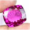 30.35Ct Naturale Rodolite Granato Lampone Rosa Cuscino Certificato Loose Gemma