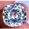 Naturale 20.95 KT Bianco Montana Zaffiro Cuscino Certificato Raro Loose Gemma
