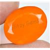 Naturale Messicano Opale 22.10 CT Ovale Arancione Welo Certificato Non Trattato