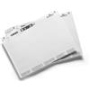 Durable 804102 Inserti di Ricambio Fogli f.to A5, Microperforati, 200x30 mm, Bianco, Confezione da 20 Pezzi