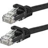 Monoprice Cavo patch Cat6 da 15,2 m, UTP 24 AWG, 550 MHz, in puro rame nudo antigroviglio, RJ45, serie Flexboot, confezione da 1