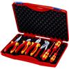 KNIPEX Valigia portautensili RED Elettro Set 2 7 pezzi 275 mm, 00 21 15