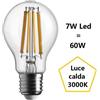 Bot Lighting S.r.l. Lampadina Goccia a led 7w Luce Calda 3000k 806 Lumen e27 bot Lighting