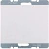 Hager Tapa ciega s/garras K1,K5 bl.polar,brill
