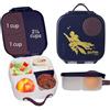 b.box Harry Potter Mini Porta Pranzo | Bento Box a 3 Scomparti (2 a Prova di Perdite) | Lunch Box per Bambini Piccoli | Per Pranzi e Spuntini | Adatto per Conservare Frutta Intera | Senza BPA