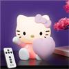 Get Trend Hello Kitty Sanrio Silicone Luce 3D, Ricaricabile Tramite USB LED Lampada Anime, 3 Modalità Luce Telecomandate Lampada Notturna (Hello Kitty)