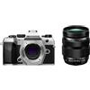 OM SYSTEM Fotocamera OM-5 Mark II Micro Quattro Terzi con obiettivo M.Zuiko Digital ED 12-40mm F2.8 PRO, sensore Live MOS da 20 MP, stabilizzazione su 5 assi, IP53