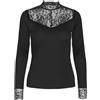 YAS BLACE LS Top S. Noos, Nero, L