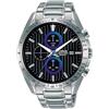 Lorus orologio al quarzo analogico da uomo classico con bracciale in acciaio ino