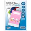 Favorit 400090488 - Portalistino Personalizzabile Premium, 100 Buste, Trasparente