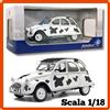 Solido Modellino auto statico in scala 1/18 CITROEN 2CV6 VACHE 1985 Solido modellismo