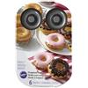Wilton Donut Pan Stampo per 6 Donut | Stampo per 6 Donut Antiaderente, Ideale per Donut di Dimensioni Standard, Lavabile in Lavastoviglie