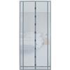 Sekey 130x220 cm Tendina Magnetica per Zanzariera, Ideale per Porte da Balcone, Cantine, Terrazze (Ritagliabile in Altezza e Larghezza), Facile da Montare, Colore: Grigio