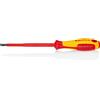 KNIPEX Giraviti per elettricisti per viti con intaglio impugnatura isolante, in materiale bicomponente, collaudato VDE 232 mm, 98 20 55
