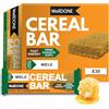 WellDONE, Cereal Crunch Bar Gusto Miele, Barrette Energetiche Made in Italy, Alto Contenuto di Carboidrati, Snack Goloso Anche per Intolleranti al Lattosio, 30 Barrette da 40g