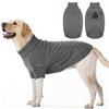 ASENKU Maglione Invernale per Cani Taglia XL Grande, Maglia per Cane Treccia Collo Alto con Foro Guinzaglio Indumento Invernale per Corgi Shiba Inu Border