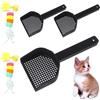 CARANNACLTD 3 Pale piccole in plastica, colino grossolano, per criceti, per rettili, accessori per la barba, per terrari, criceti, criceti, sabbie