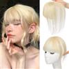 RUNRAYAY Clip in frangia, toppers per capelli a copertina 3d a 360 ° per donne con capelli diradellati, clip da 10 pollici pezzi di clip per donne usura quotidianamente, dorato 613