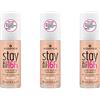Essence Cosmetics Essence Stay All Day - Base trucco a lunga durata, resistente alle macchie, impermeabile, n.º 10, color beige chiaro, nude, a lunga durata, opaco, vegano, senza olio, resistente al