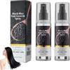Bploar Riso nero spray per la crescita dei capelli, 2 pezzi da 90 ml, rinforza i capelli, favorisce una crescita sana, idrata per capelli più densi e sani