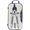 Makro Paper BK-308 micrometrica-Compasso con vite, colore: blu
