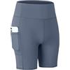 Icyzone Pantaloncini Sportivi Da Donna A Vita Alta – Opachi, Con Tasca Nascosta, Per Yoga, Palestra, Corsa E Fitness