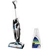 BISSELL CrossWave Pet Pro | Aspirapolvere/Lavando/Asciugatrice | 3 In 1 Per Animali Domestici | Ideale Per Tappeti, Piastrelle & Pavimenti In Legno | Formula Inclusa | 74dB | Nero/Titanio/Blu | 2225N