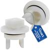 Set Da 5 Dischi Forati In Acciaio Inox Per Tritacarne - Diametro 16mm (No. 5) - Compatibili Bosch E Bauknecht