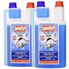 Puly Caff Puly Milk - Detergente Liquido Per Pulizia Cappuccinatore e Montalatte (2 Confezioni da 1 Litro)