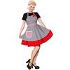 Festartikel-Müller Retro Apron e Headband