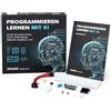 FRANZIS 67236 Maker Kit Programmieren lernen mit KI. Ab 14 Jahren.: DIY-Kit mit Arduino Nano, DHT11, OLED-Display, RGB-LED, Handbuch uvm.