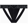 Emporio Armani Mutandine Tanga Megalogo Uomo, Blu, S