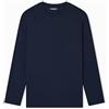 Emporio Armani T-Shirt Girocollo da Uomo in Morbido Modal a Maniche Lunghe, Bianca, vestibilità Aderente S, Bianco, S