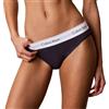 Calvin Klein Donna Slip Taglio Bikini con Fascia con Logo, Rosa (Cradle Pink), L