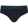 Emporio Armani Slip da Uomo in Piquet Elasticizzato, Blu, S