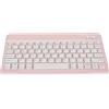 Zunate Tastiera Bluetooth Wireless, Telefono Cellulare/Tablet/Laptop/Macchina da Scrivere Universale Compatto Ergonomico, per Android/iOS/Finestre(Rosa)