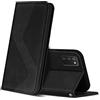 ZONNAVI Cover per Samsung Galaxy A02S, Flip Custodia Pelle PU con [Slot Cart] [Supporto Stand] [Magnetica], Cover a Libro Portafoglio per Samsung Galaxy A02S (Nero)