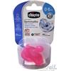 CHICCO (ARTSANA SpA) Chicco Gommotto Physio silicone 0-6m rosa