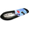PROEL BULK100LU10 Cavo professionale per Strumenti con connessioni Jack Mono 6.3 mm a jack Mono 6.3 mm - 10mt, Nero