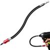 GEINXURN Supporto flessibile per punte magnetiche, lunghezza 300 mm, albero flessibile, prolunga per cacciavite a sgancio rapido da 1/4, attacco esagonale universale, con 25 mm PZ2 bit