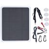 Tyenaza 20W 12V Caricabatteria Solare per Auto, Kit Pannello Solare Portatili, Caricabatterie Solare USB con Adattatore a Clip per la Ricarica del Telefono Cellulare dell'Auto RV Boat