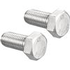 sourcing map Bullone esagonale M16 M16-2 x 35 mm in acciaio inossidabile 304 grado 4.8 completamente filettati bulloni a testa esagonale 2 pezzi