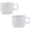 Quid Vita Tribal Jumbo Ceramica Assortimento 39,5cl Bianco