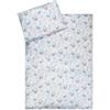 Julius Zöllner Biancheria da letto in jersey per bambini, 100 x 135 + 40 x 60 cm, set da 2 pezzi, copripiumino e federa, 100% jersey di cotone, con chiusura lampo, standard 100 by OEKO-TEX, Smart