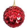 BigBuy Christmas Palline di Natale Rosso Plastica Polyfoam 6 x 6 x 6 cm (6 Pezzi)