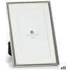 Gift Decor Cornice portafoto in vetro argentato in acciaio (13,5 x 18 x 11 cm) (12 pezzi)
