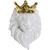 DKD Home Decor Vaso Bianco Dolomite Glam (21 x 14 x 9 cm) (Riferimento: S3020562)