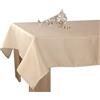 Le linge de Jules Tovaglia Lurex facile da pulire, colore: crema e oro, rettangolare, 150 x 300 cm
