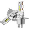 JEYEFFE Lampadine LED Auto Moto H1 H4 H7 H11 9005 9006 9012 46W 12000LM CSP Chips 12V Faro LED Plug & Play IP67 Impermeabile Alta Luminosità 1:1 Sostituzione Alogena (H4)