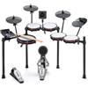 Alesis Nitro Max Kit e Amp - Batteria Elettronica a 10 Pezzi con Pelli Mesh, Rullante a Doppia Zona da 10, Bluetooth, USB MIDI, e Cassa Monitor Montabile 70W